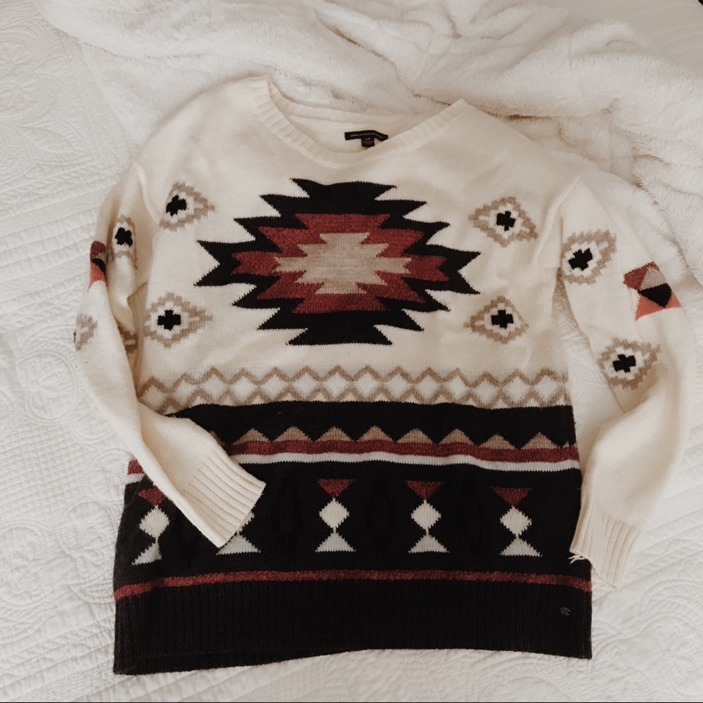 American Eagle Cozy Pattern Sweater